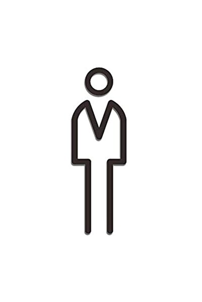 Generic Affogato 3D Bright Hollow-carved Men/Women Toilet Bathroom Identifica...