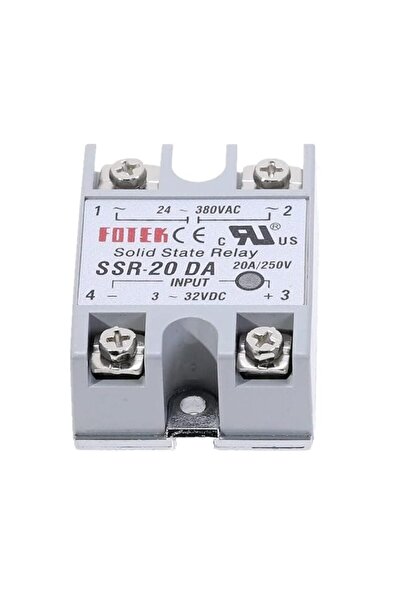 Generic SSR-20DA DC Control AC 20A Solid State Relay Module Input 3-32V DC to...