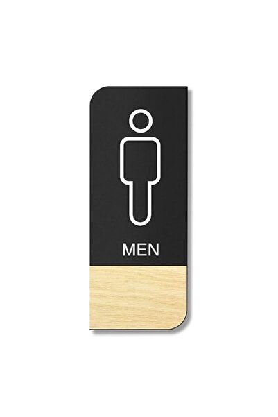 Generic Acrylic Men & Women Toilet Washroom Signage Door Sign Nameplate Backe...