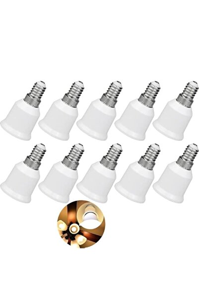 Generic YelaJoy E14 to E27 Adapter,Candelabra E14 Chandelier Light Socket Con...