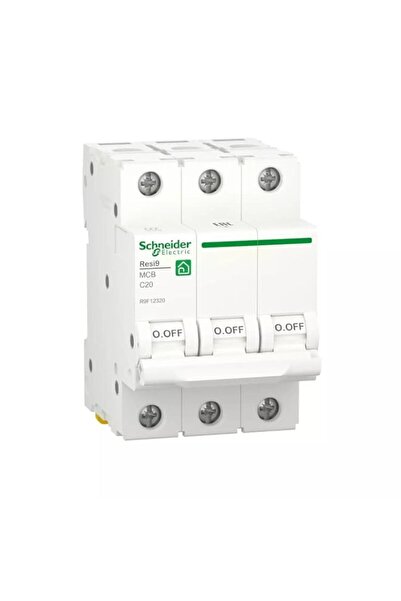 Generic Schneider Electric Resi9 3P 20A C Curve 6000A IEC/EN 60898-1 Miniatur...