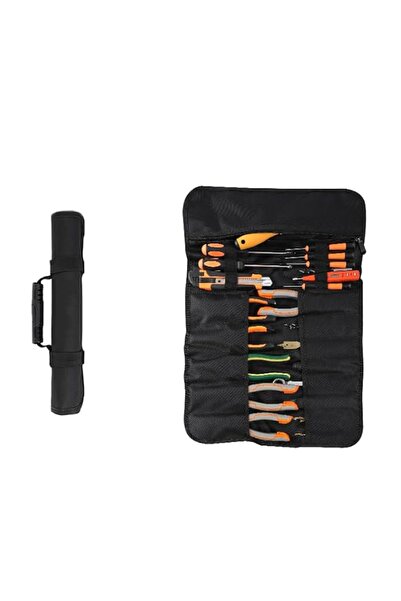 Generic Tool Bag Roll Up 23 Pockets Organizer Portable Tool Storage with Zipp...