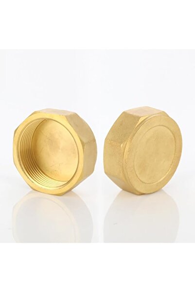 Generic VITION 2 Pack Brass Hex Blanking Caps, Female Threaded Fitting Hose E...