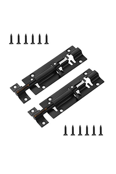 Generic 2 Pack Door Latch Lock Slide Bolt, 3 Inch Stainless Steel Door Bolt S...