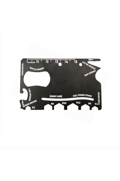 Generic Stainless Steel Multi-Function Survival Card Tool, Compact Wallet Siz...