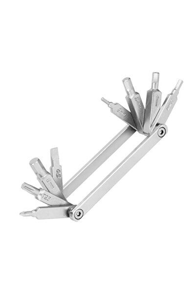 Generic THE WHITE SHOP Folding Tool Set with Hex Key Wrenches, EIGHT Function...