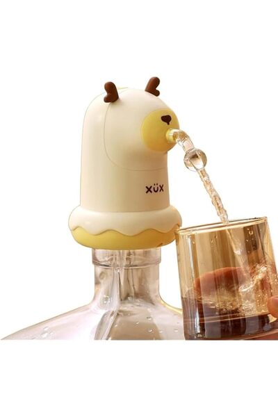 Generic BIGTHREE Automatic Water Bottle Pump, Cute Deer USB Water Pump, 5 Gal...