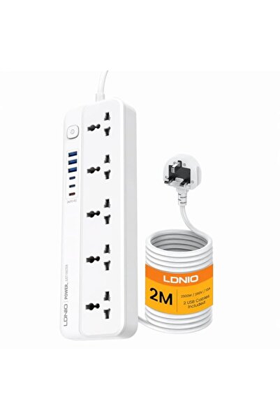 Generic LDNIO SC5614 Extension Cord with USB C, Plug Extension Power Strip wi...