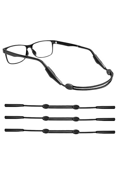 Generic 3 pcs Glasses holder Strap(9-13.7in) - Sunglasses strap for Men Women...