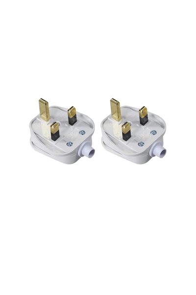 Generic 3 Pin UK Plug 13A Fused 250V Mains Plugs, UK Mains Plug for 13A 250V ...