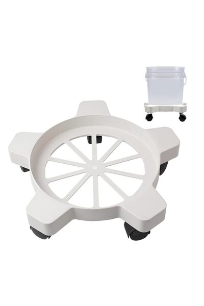 Generic CNQLIS 5 Gallon Heavy Duty Drum Dolly with 5 Swivel Wheel Casters 77 ...