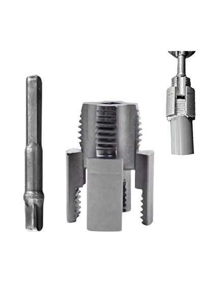 Generic HASTHIP® 1/2" Pipe Threading Die Head for Electric Drill, 2 in 1 Inte...