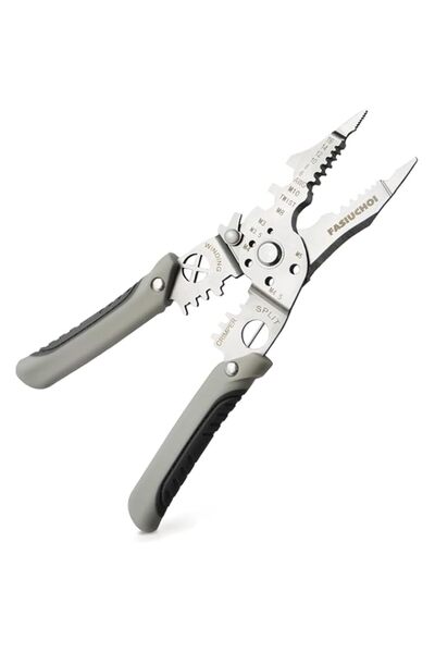 Generic Yelajoy Multifunctional Wire Stripper Crimper and Cutter Pliers for E...