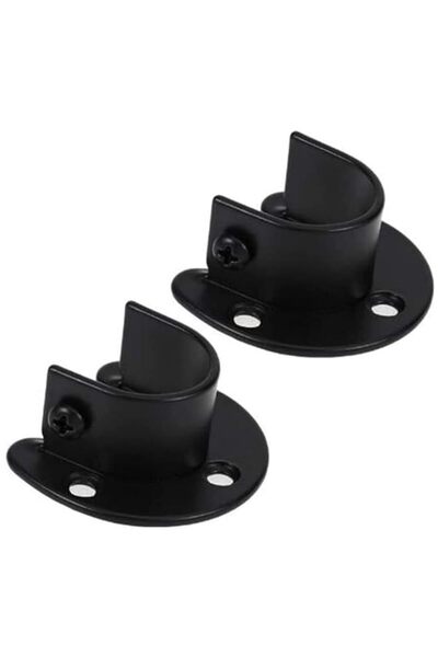 Generic Closet Rod End Support, Wardrobe Pipe Closet Lever Shower Curtain Han...