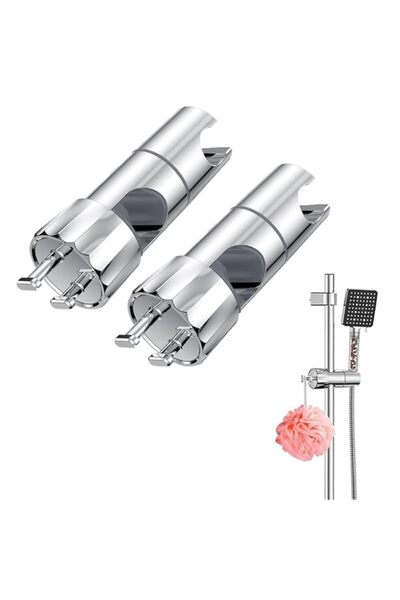 Generic Pack of 2 Handheld Shower Holder – Adjustable Shower Head Bracket wit...
