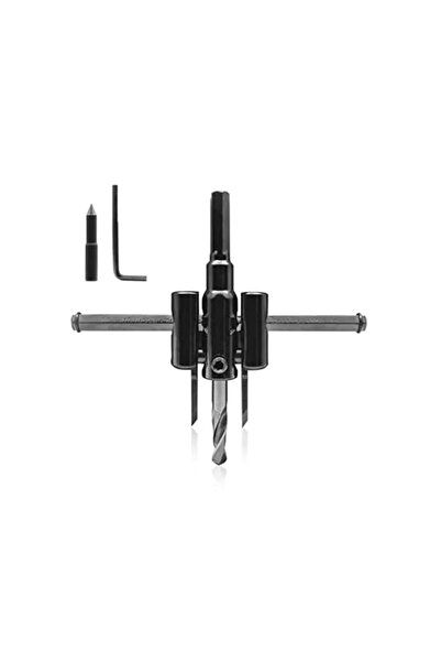 Generic Biella™ 30 mm -120 mm Adjustable Hole Saw Circle Cutter Drill Bit Too...