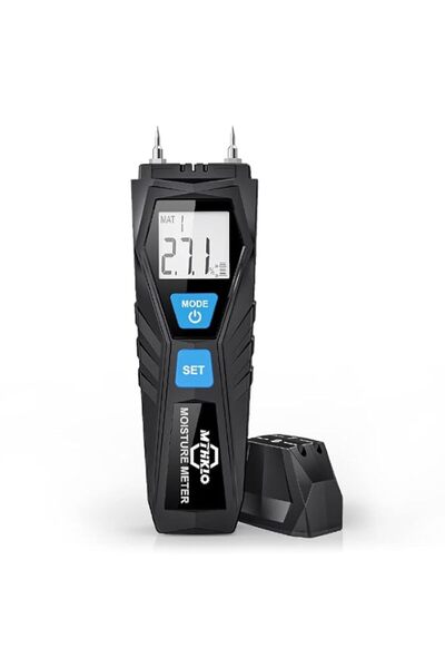 Generic Digital Moisture Meter with Backlit LCD for Wood, Walls, Floors - Det...