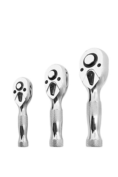 Generic 3 Pcs Stubby Ratchet Set, Quick Release Reversible, 1/4", 3/8", 1/2" ...