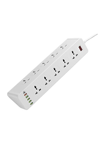 Generic ECVV Extension Cord with 10 Sockets & 6 USB Ports - Heavy Duty Power ...