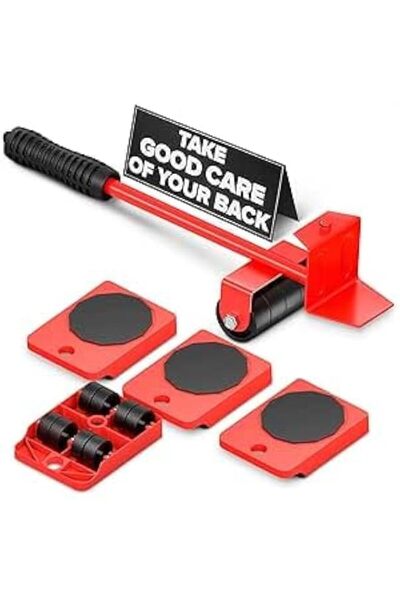 Generic Furniture Lifter and Mover Set of 5, Heavy Duty Moving System with 4 ...