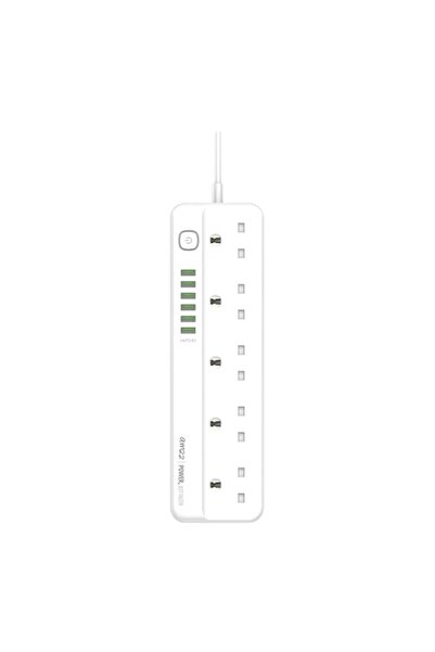 Generic Amzz Power Extension Cord with Multi Sockets 5 Universal Outlets Comp...