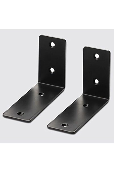 Generic Rubik Shelf Brackets 5 inch - 2pcs L Shaped 90-Degree Right Angle Hea...