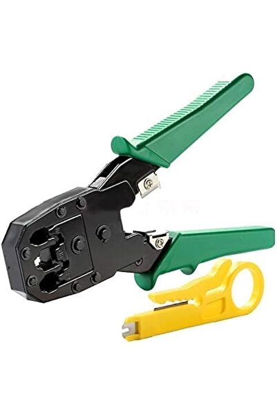 Generic 3-in-1 Network Crimping Tool – RJ45/RJ12/RJ11 Cutter, Stripper & Crim...