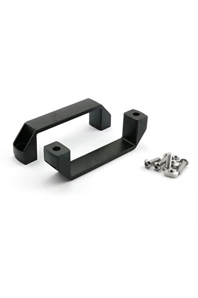 Generic 2-Pack Black Aluminium Alloy Handle Rectangular Industrial Pull Handl...