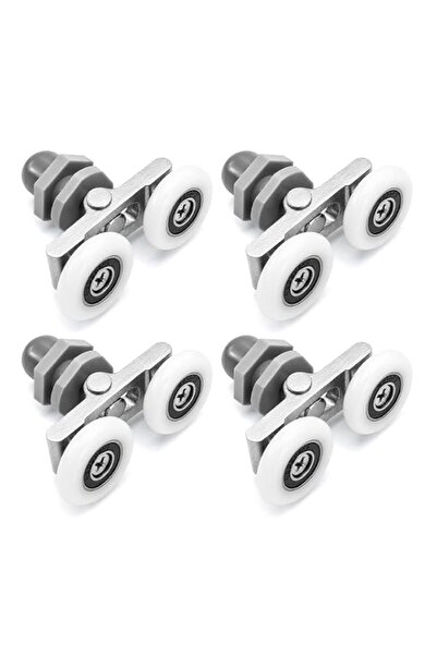 Generic 4Pcs Shower Door Rollers, Double Sliding Glass Door Wheel for Bathroo...