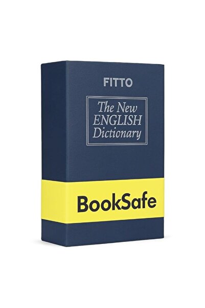 Generic Fitto Blue Deposit Box 8x4.5x11.5cm Secure Organizer