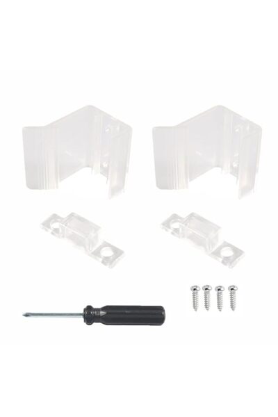 Generic 2Pcs Clear RV Sliding Mirrored Door Latch,H527 Universal Sliding Mirr...