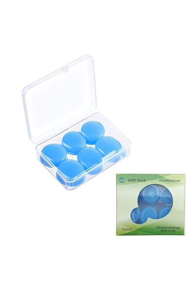 Generic JZS Ear Plugs for Sleeping Soft Reusable Moldable Silicone Earplugs N...