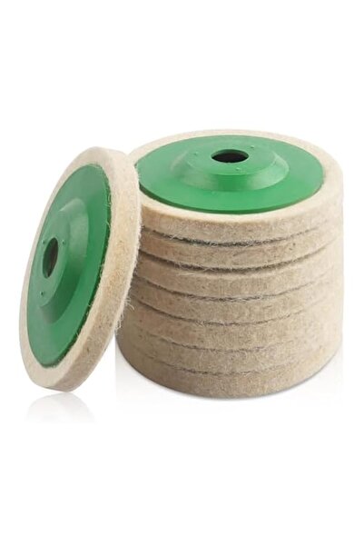 Generic Bukela 8-Pack 4" Premium Wool Felt Polishing Wheel Discs 5/8" Bore Di...