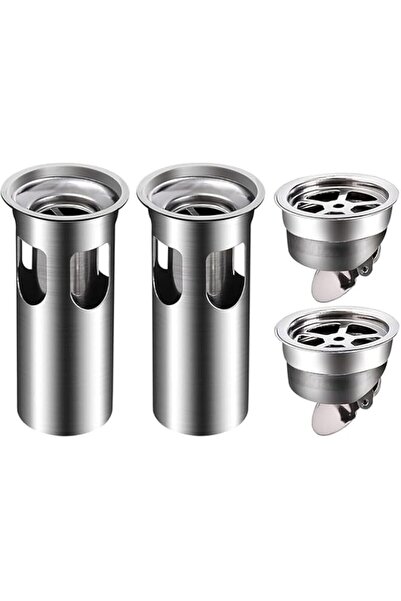 Generic 4pcs Stainless Steel Floor Drain Bathtub Strainer Bath Tub Filter Dra...