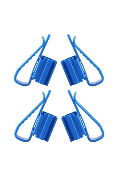 Generic Bukela Aquarium Hose Clips 8-16mm Pipe Holder Blue Plastic Tank Mount...