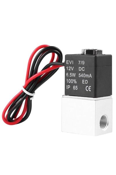 Generic Beduan 2 Way Normally Closed DC 12V Electric Solenoid Air Valve 1/4" NPT