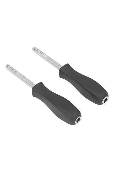 Generic Drive Spinner Socket Driver 1/4in 2 Piece Set Chrome Vanadium Steel N...
