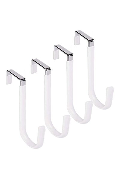 Generic BIGTHREE 4 Pack Over The Door Organizer Hooks, Heavy Duty Metal Door ...