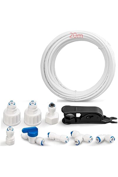 Generic 20Meter Water purifier hose Water Supply Pipe Tube + Fridge Connector...