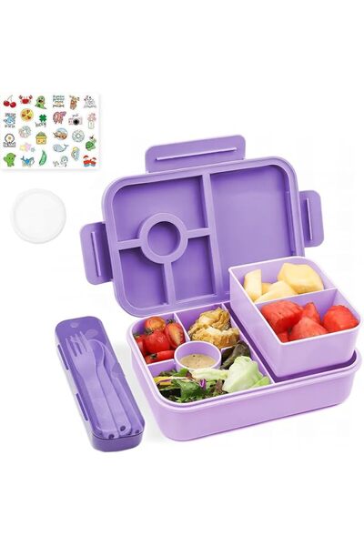 GENERAL Bogookat Bento Box for Kids, Bento Box for Adults, 1300Ml/45Oz Bento ...