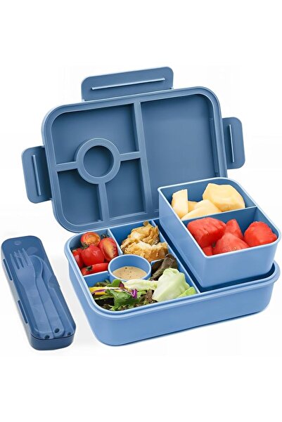 GENERAL Bogookat Bento Box for Kids, Bento Box for Adults, 1300Ml/45Oz Bento ...