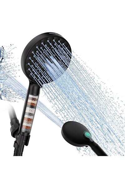 SR SUN RISE Handheld Shower Head with Water Filter, High Pressure 9 Spray Mod...