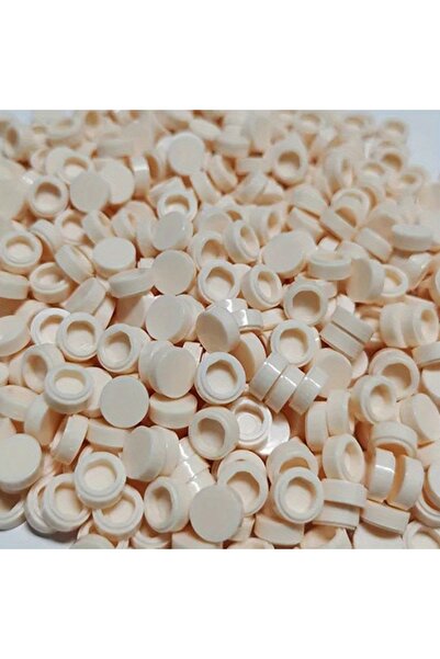 Choice11 Beige 200pcs/lot Tile 1x1 Round Special Brick Building Block Small P...