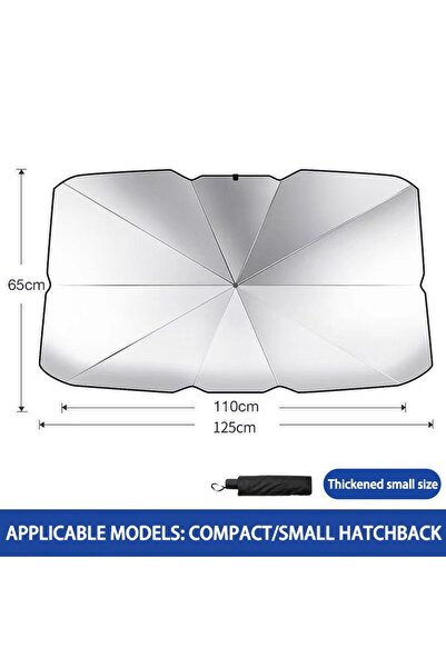 Choice1 Small Car Sunshade Umbrella Windshield Folding Front Parasol Umbrella...