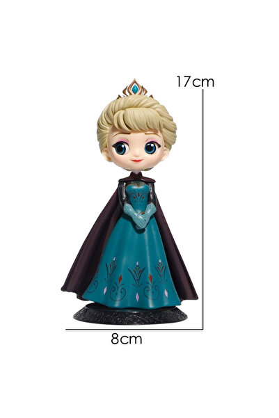 Choice3 Bandai 1pc Princess Q Elsa Anna Figures PVC Model Doll Action Collect...