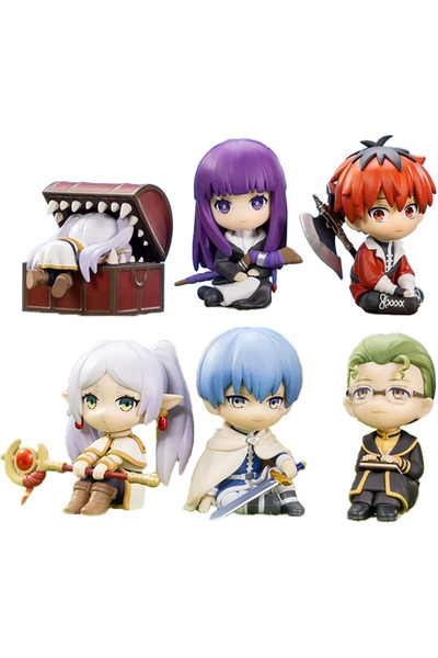 Choice Bandai 6pcs no box New 6PCS Frieren: Beyond Journey's End 7cm Anime Fi...