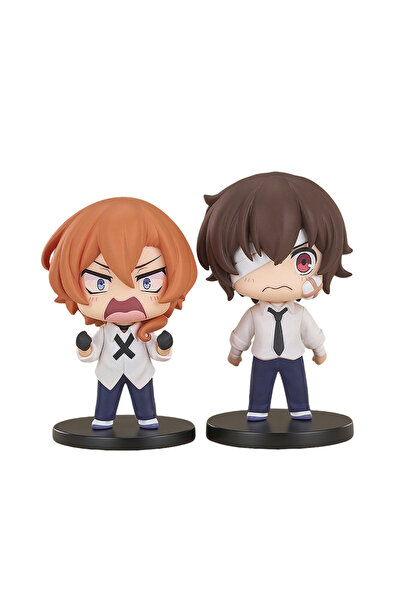 Choice Bandai 2pcs New 7cm Bungou Stray Dogs Anime Figure Kawaii Dazai Osamu ...
