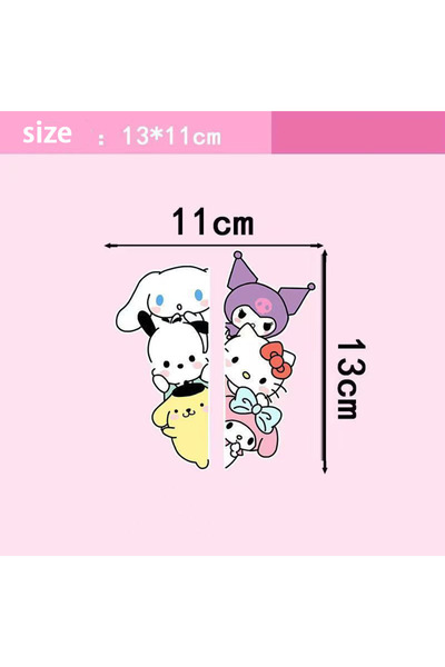 Choice xiao Cute Sanrio Cartoon Waterproof Stickers Removable PVC Decal for G...