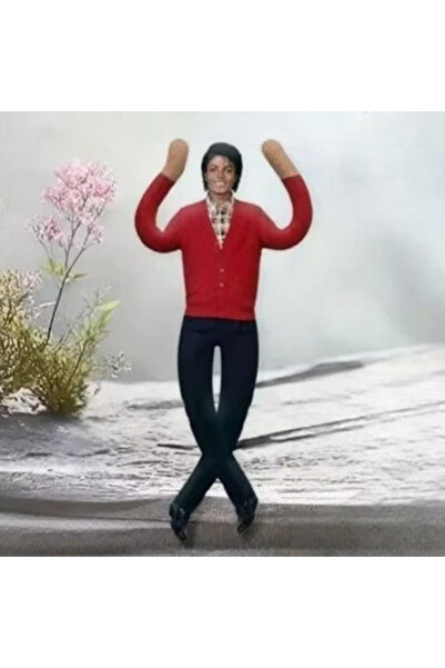 Choice5 L 2 2026 New MJ Michael Jackson Cosplay Prop Doll Plush Figure Abstra...