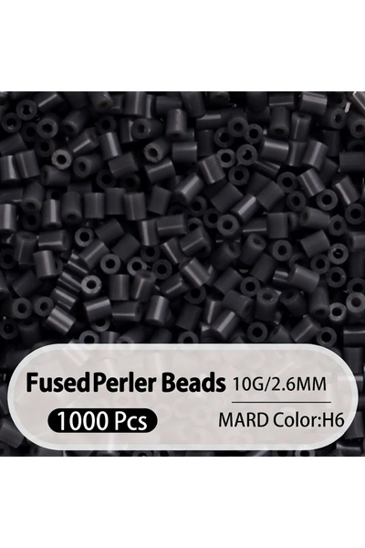 Choice20 NH06 2.6mm Bulk Black&White Color Series Perler Beads Refill Pack 10...